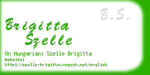 brigitta szelle business card